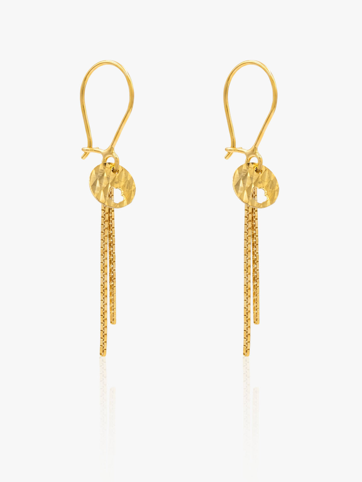 16K Gantung Circle Earring