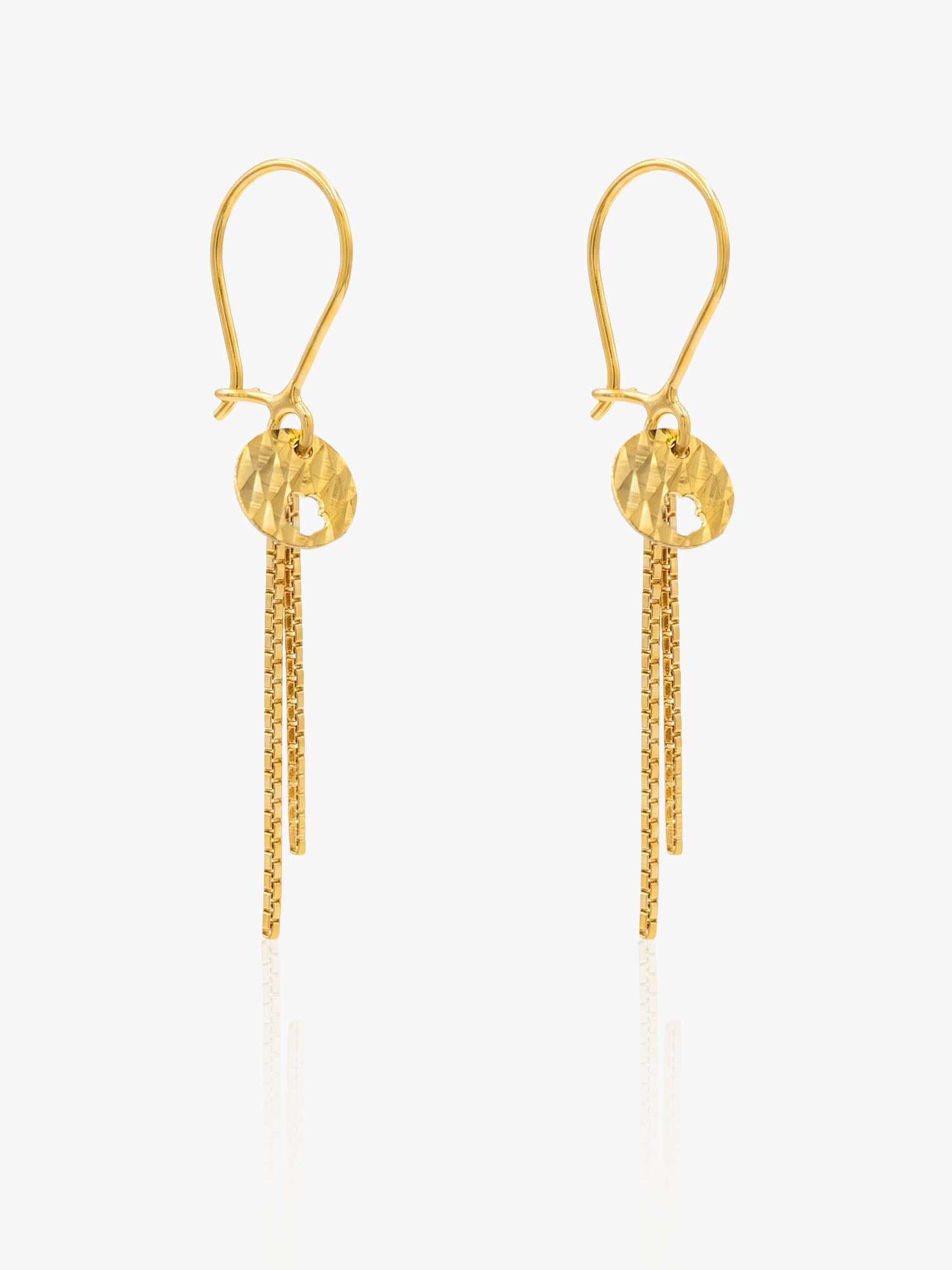 16K Gantung Circle Earring