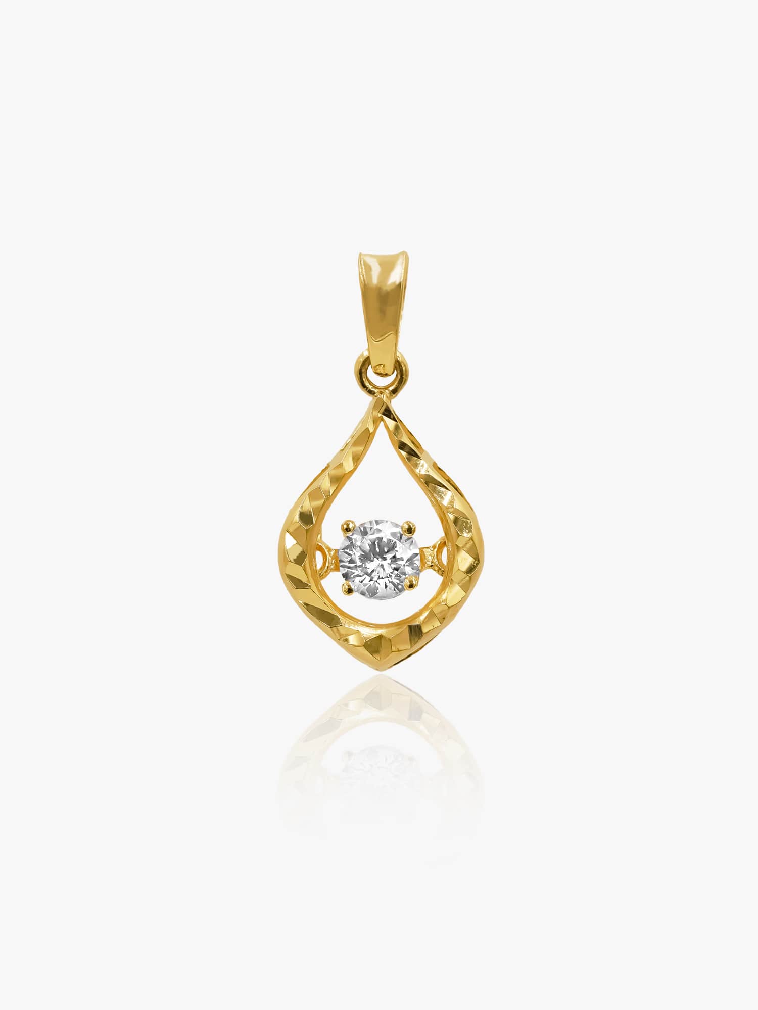 916 Gold Tiara Pendant