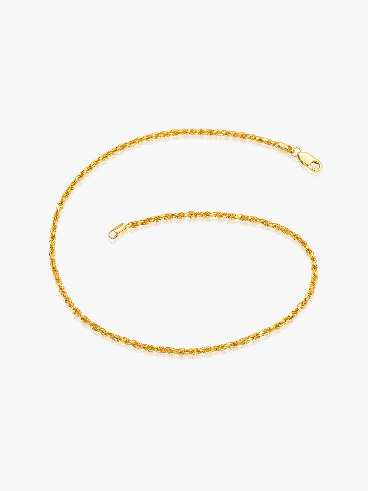 916 Anklet Hollow Rope