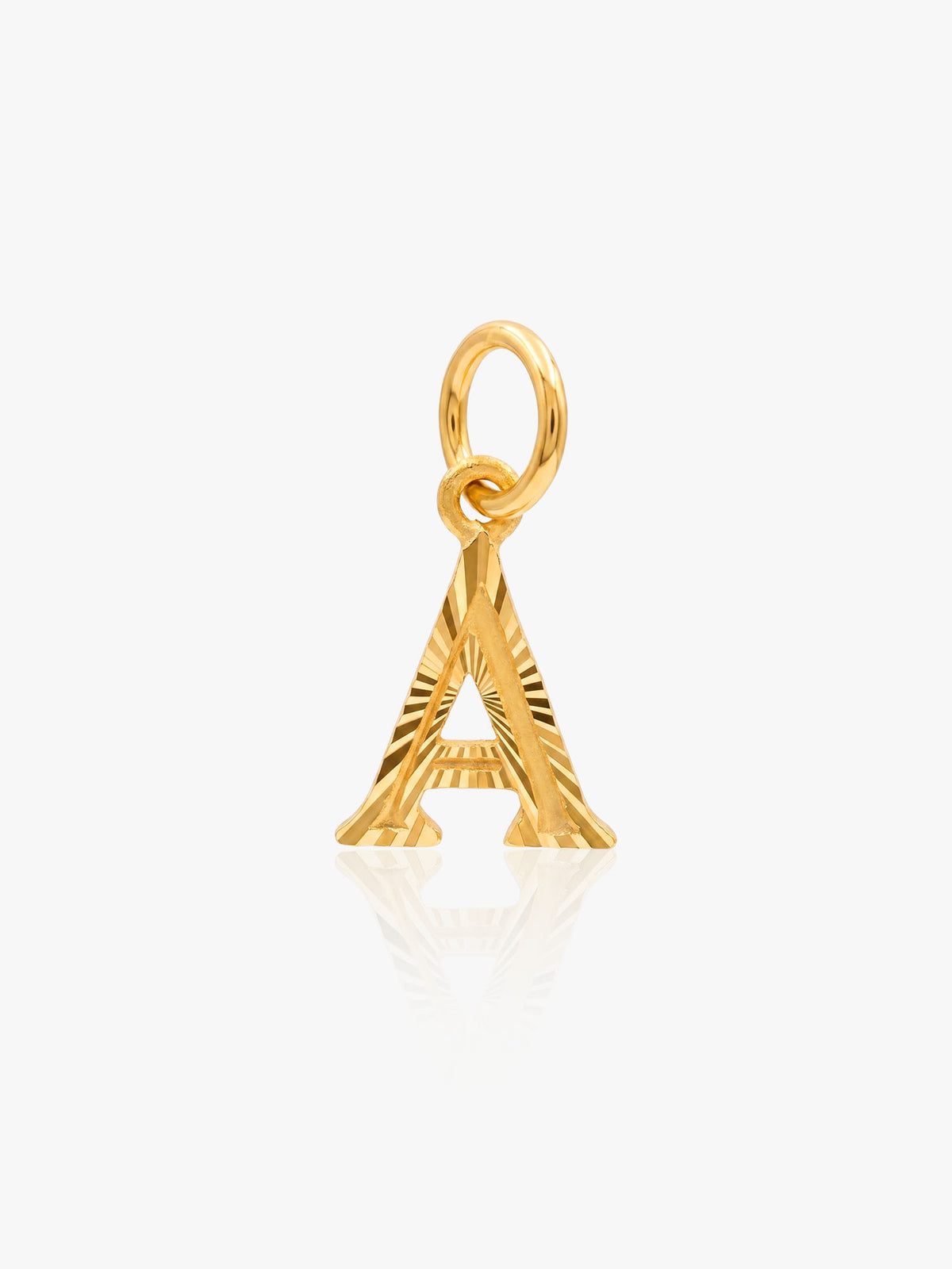 916 Gold Alphabet A Pendant