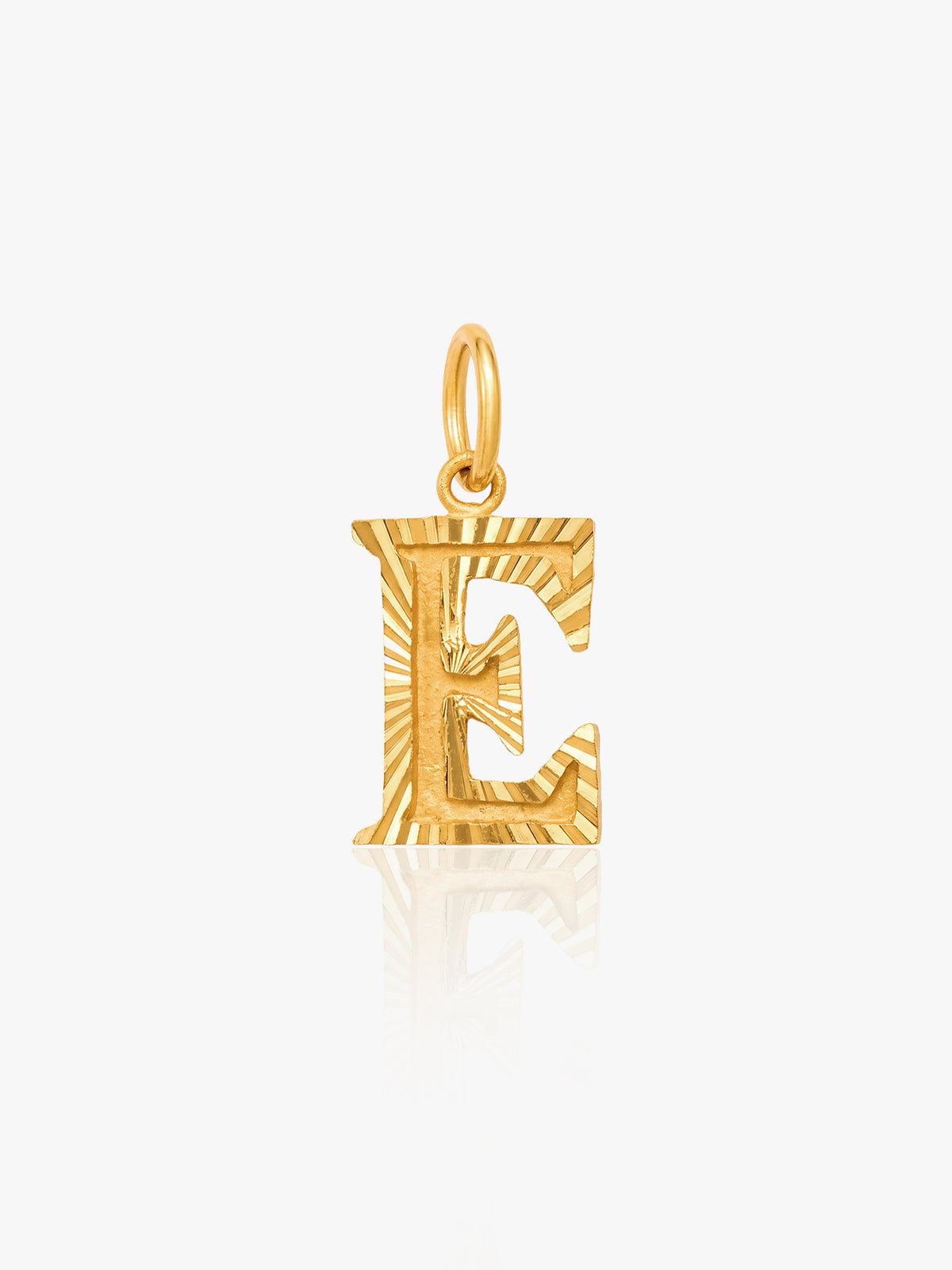 Liontin Alfabet E Emas 916