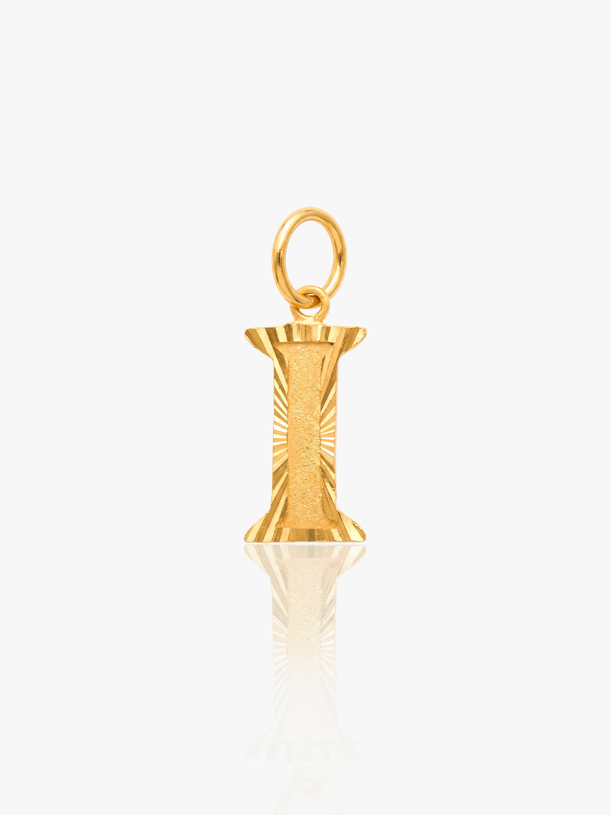 916 Gold Alphabet I Pendant