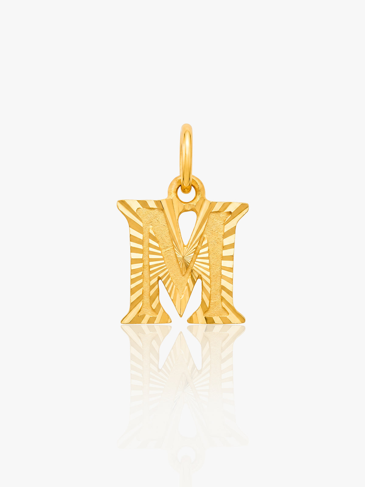 Liontin Alfabet M Emas 916