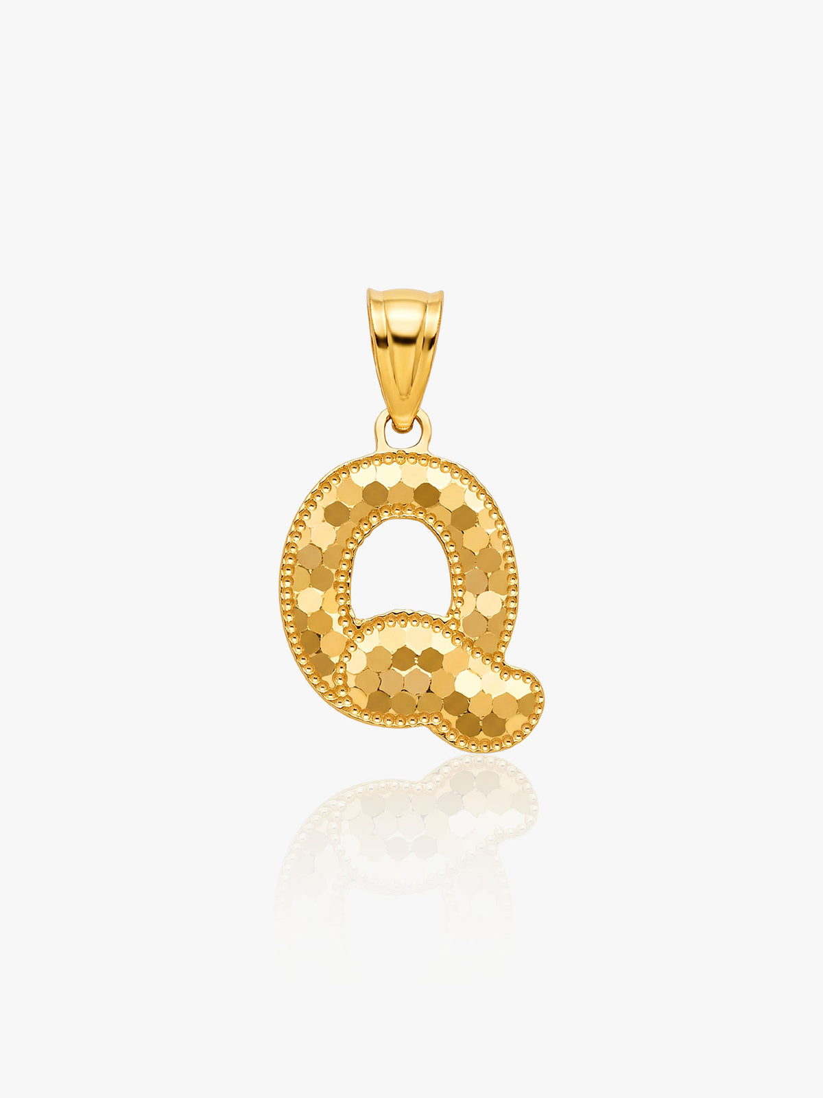 916 Gold Alphabet Q Spark
