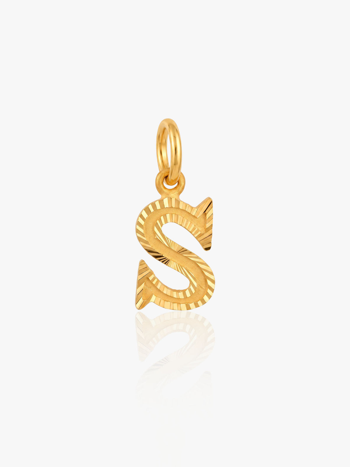 Liontin Emas 916 Alfabet S