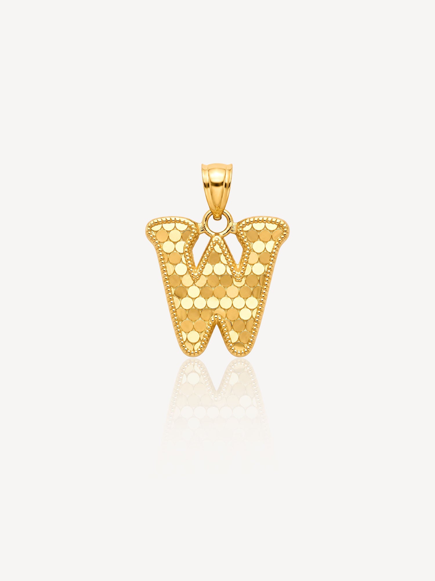 Liontin Emas 916 Alfabet W