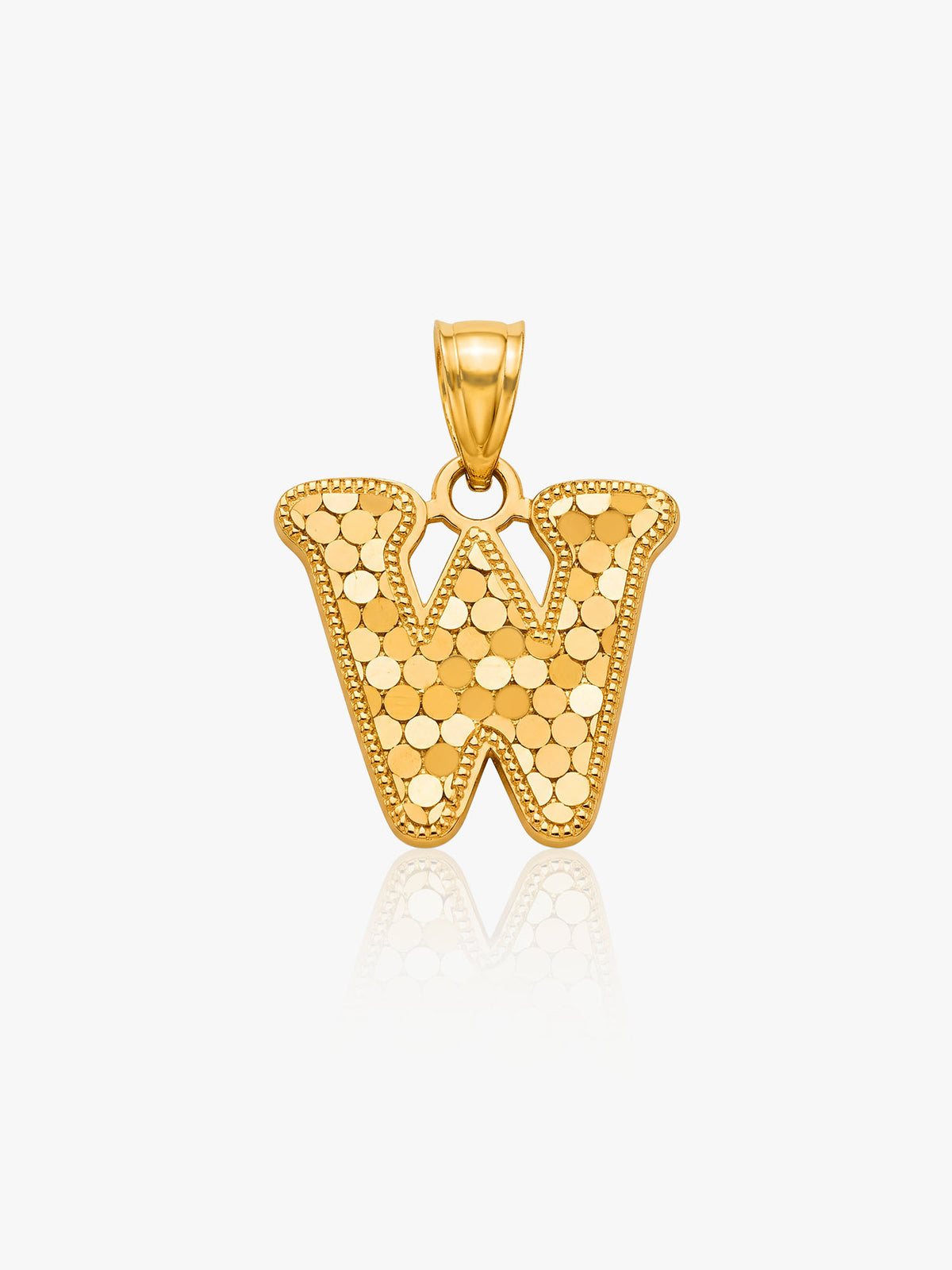916 Gold Alphabet W Spark