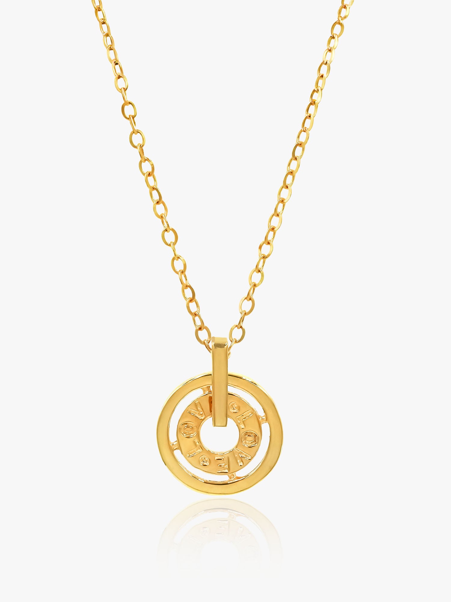 916 Gold Amora Coin Chain
