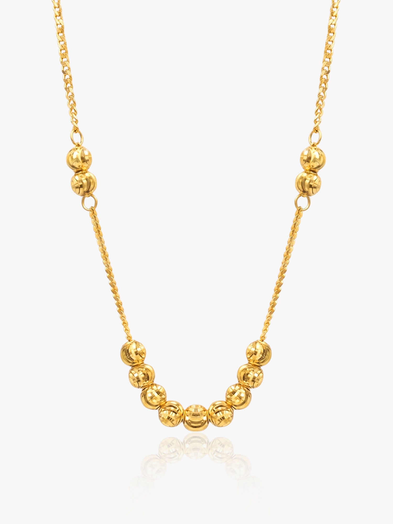 916 Gold Ball Chain Set