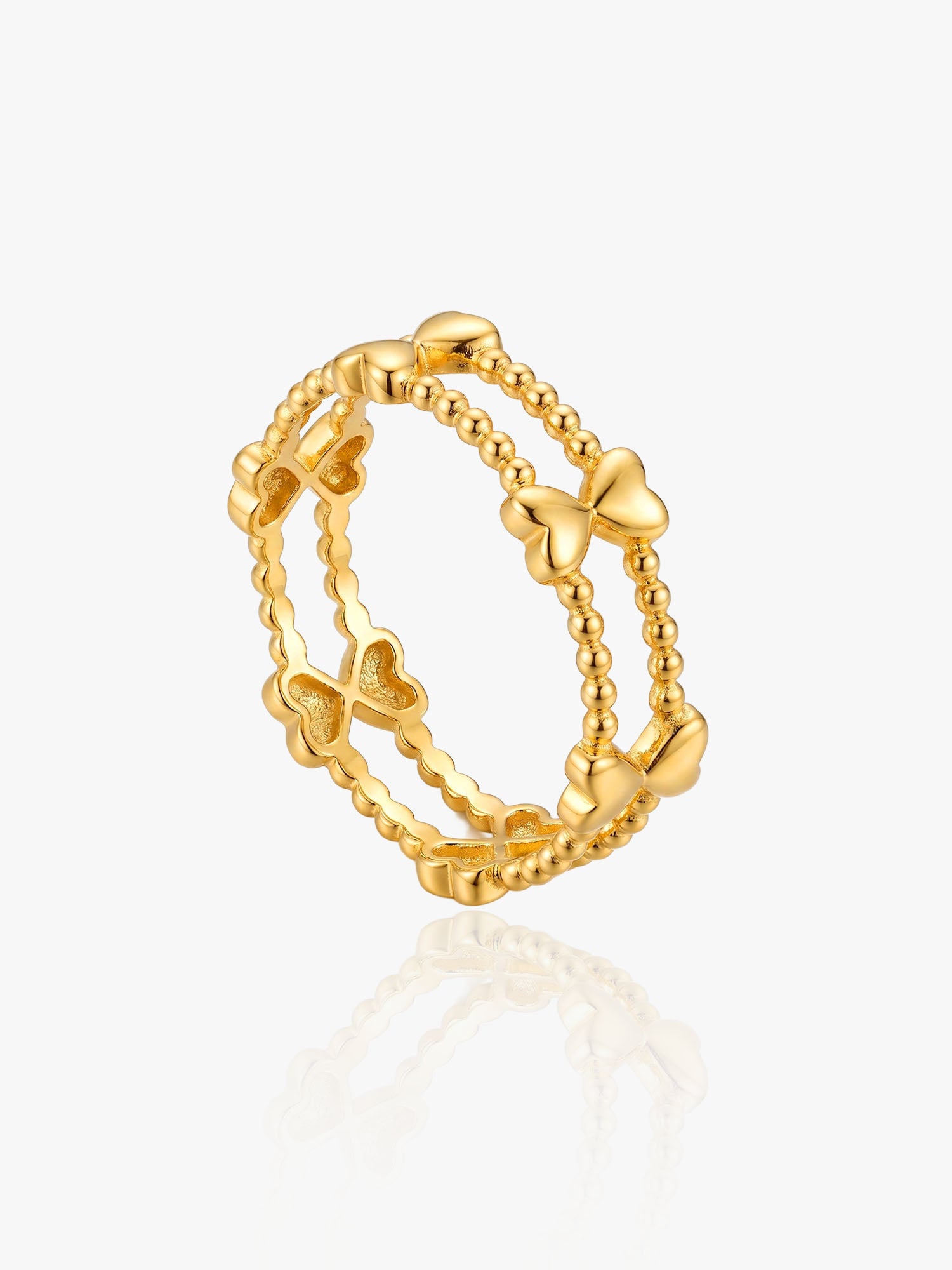 916 Gold Ballerina Love Ring