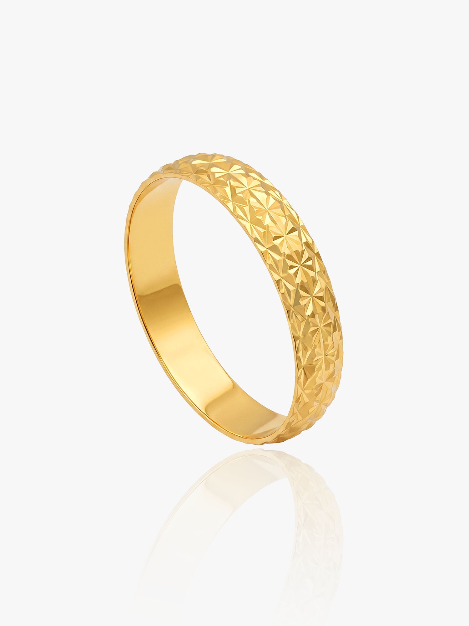 916 Gold Batik Crossi 13 Ring