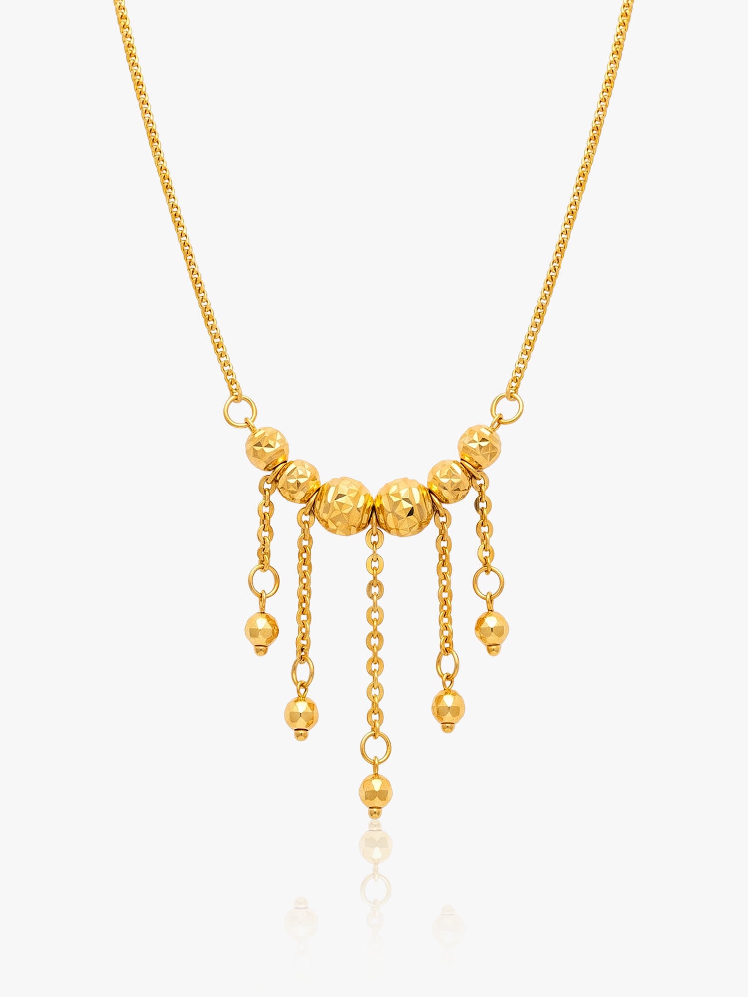 916 Gold Cascade Tassel Chain Set