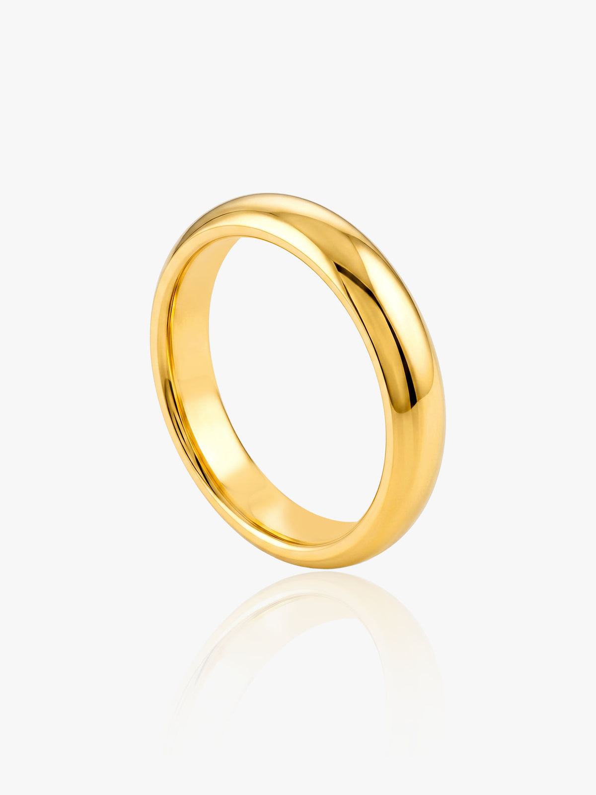 916 Gold Classic Dome Ring
