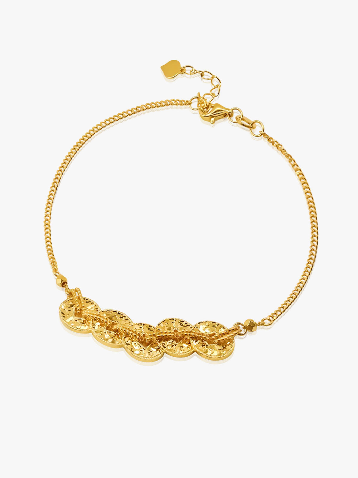 916 Gold Coin Bracelet