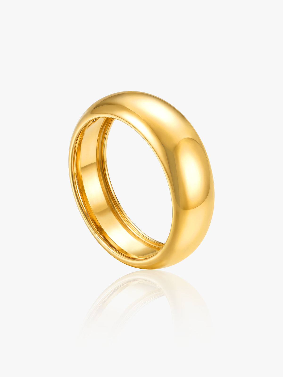 916 Gold Curve Ring (5mm)
