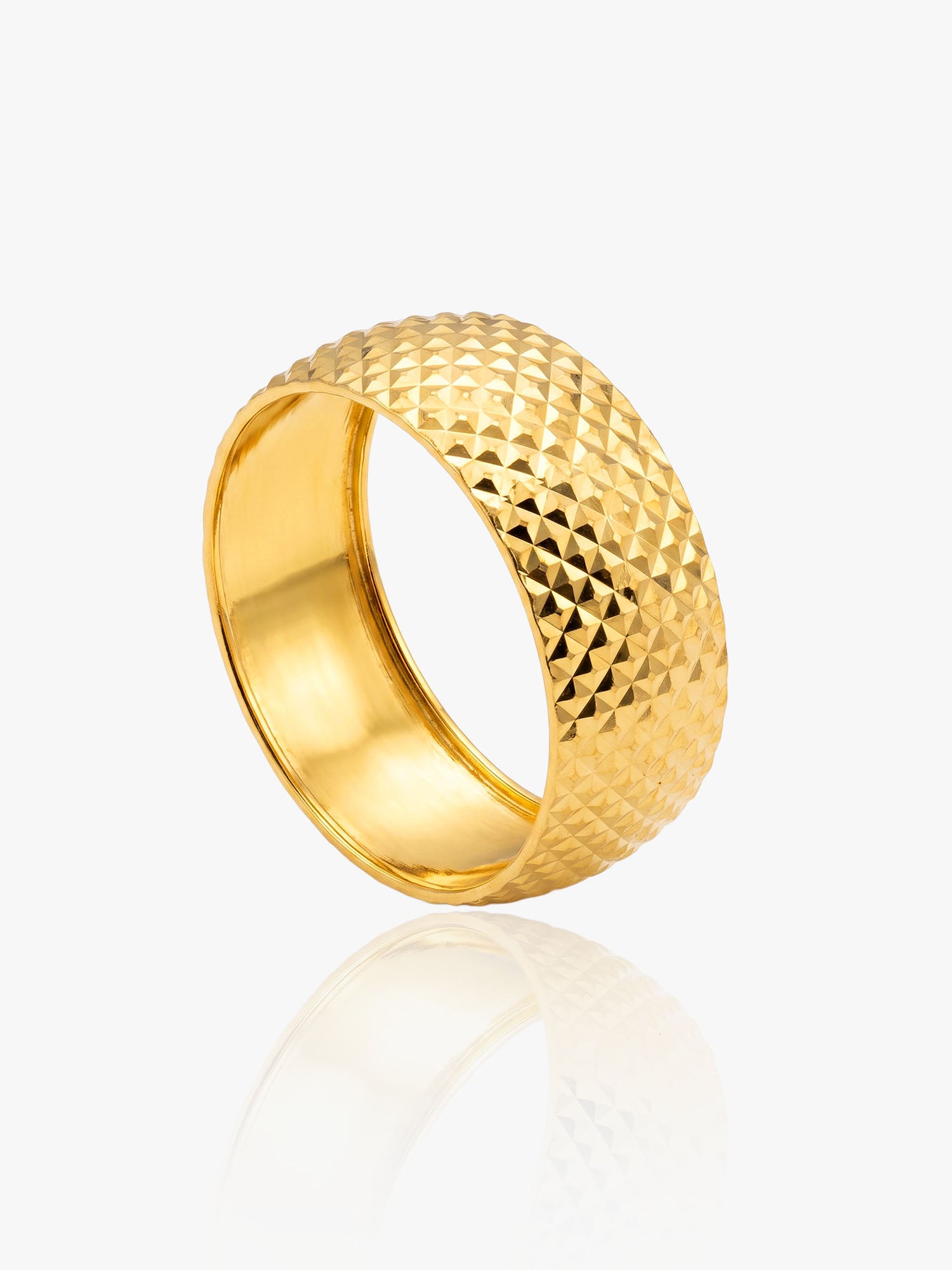 Cincin Emas Berlian Potong 916