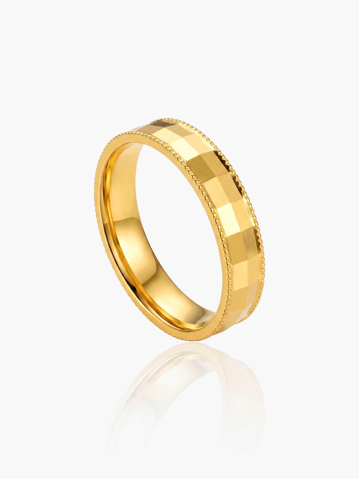 Cincin Disko Emas 916