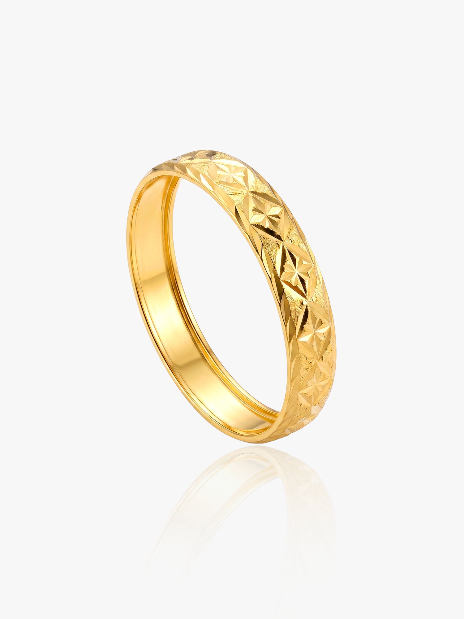 916 Gold Imperial Band Ring