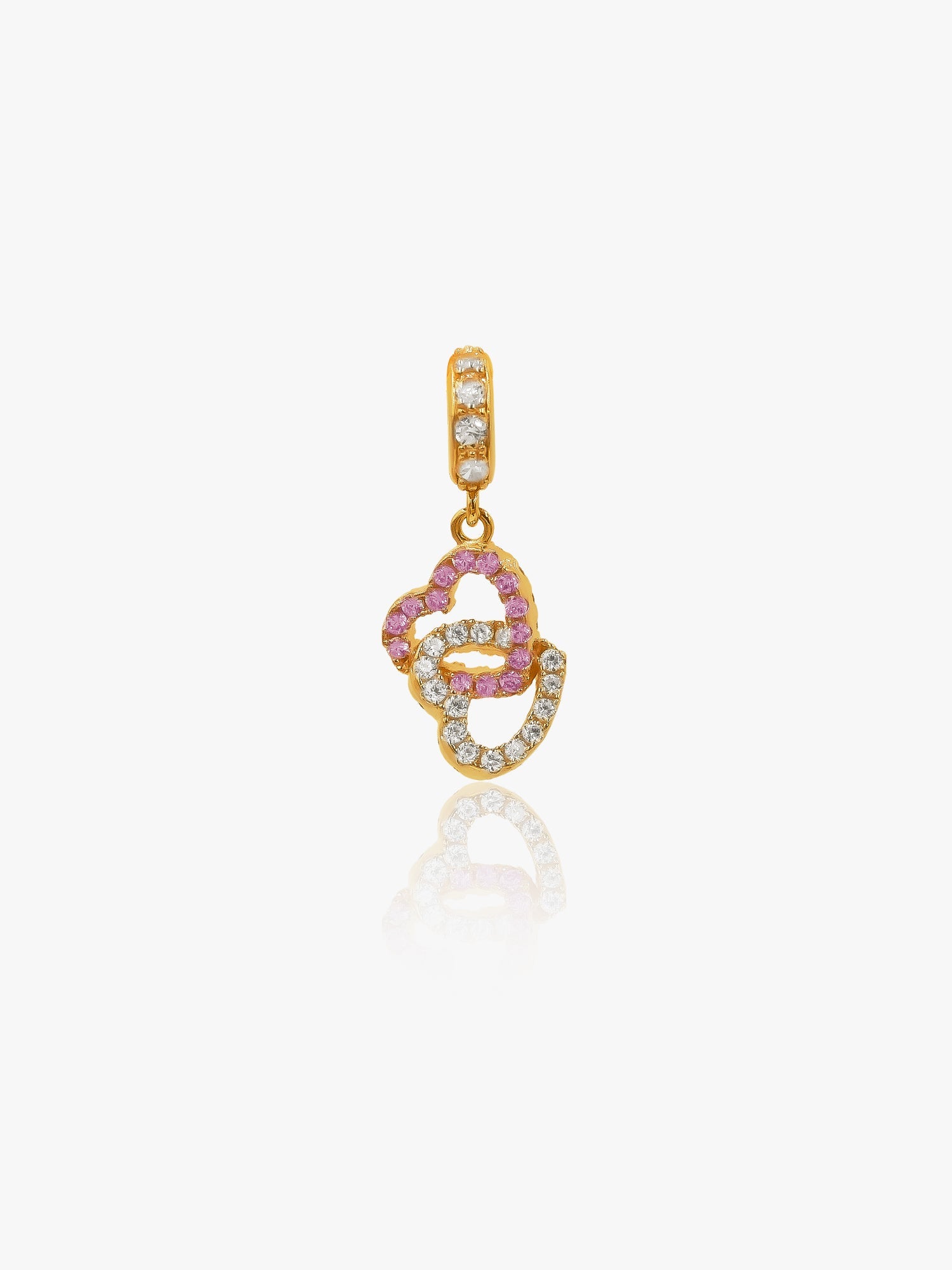 916 Gold Love Lock Charm