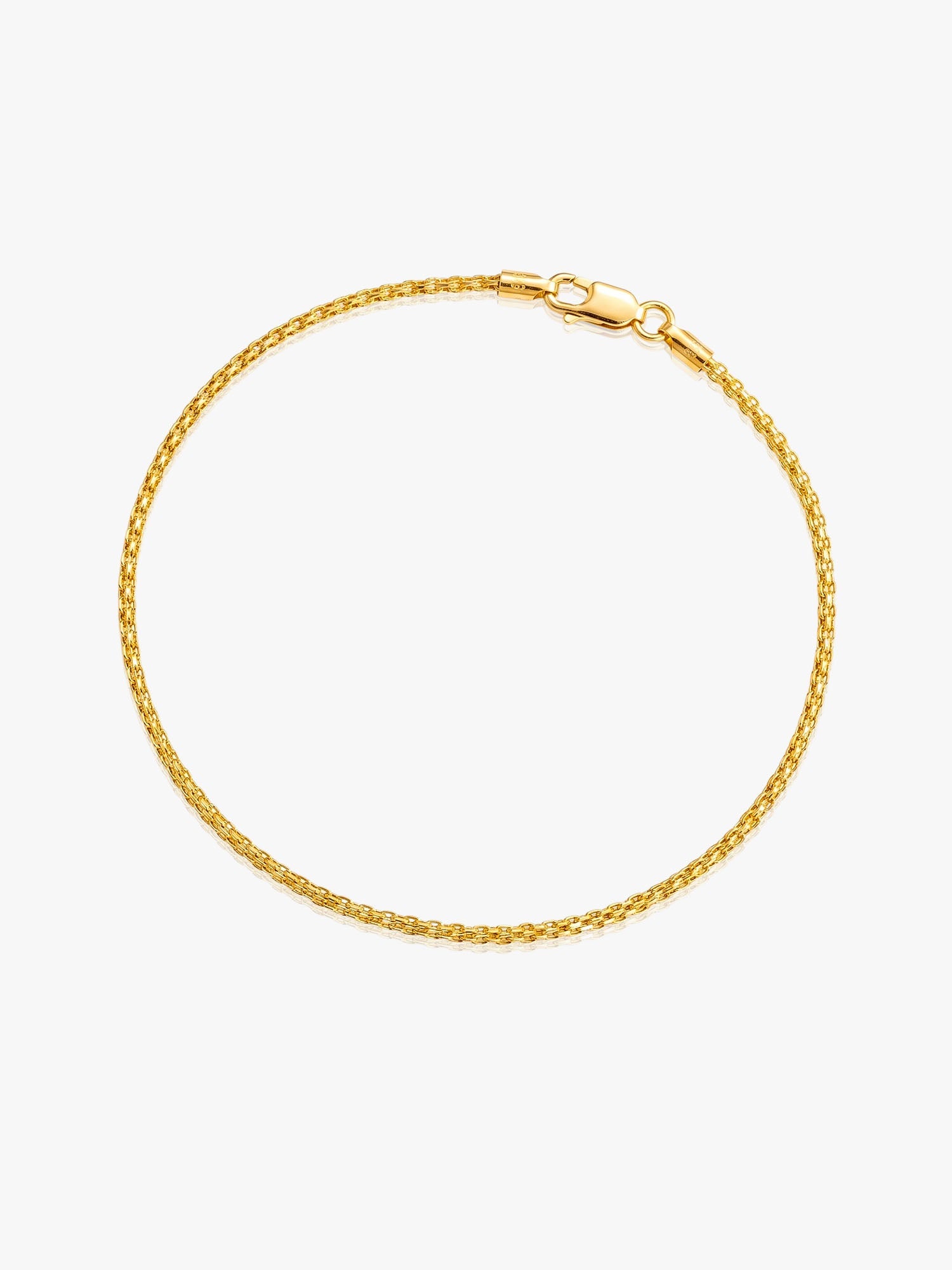 916 Gold Milan Box Bracelet