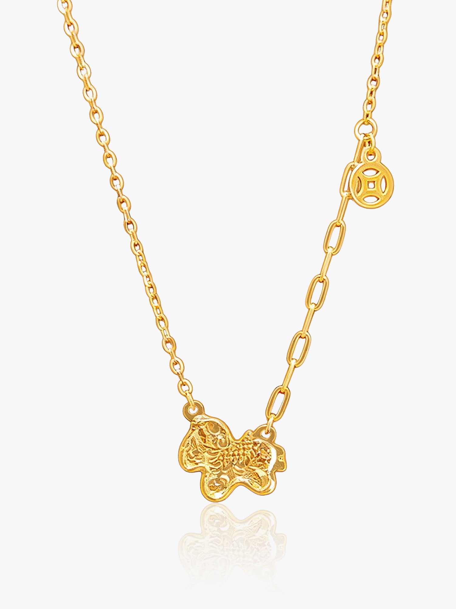 916 Gold Mini Pony Chain