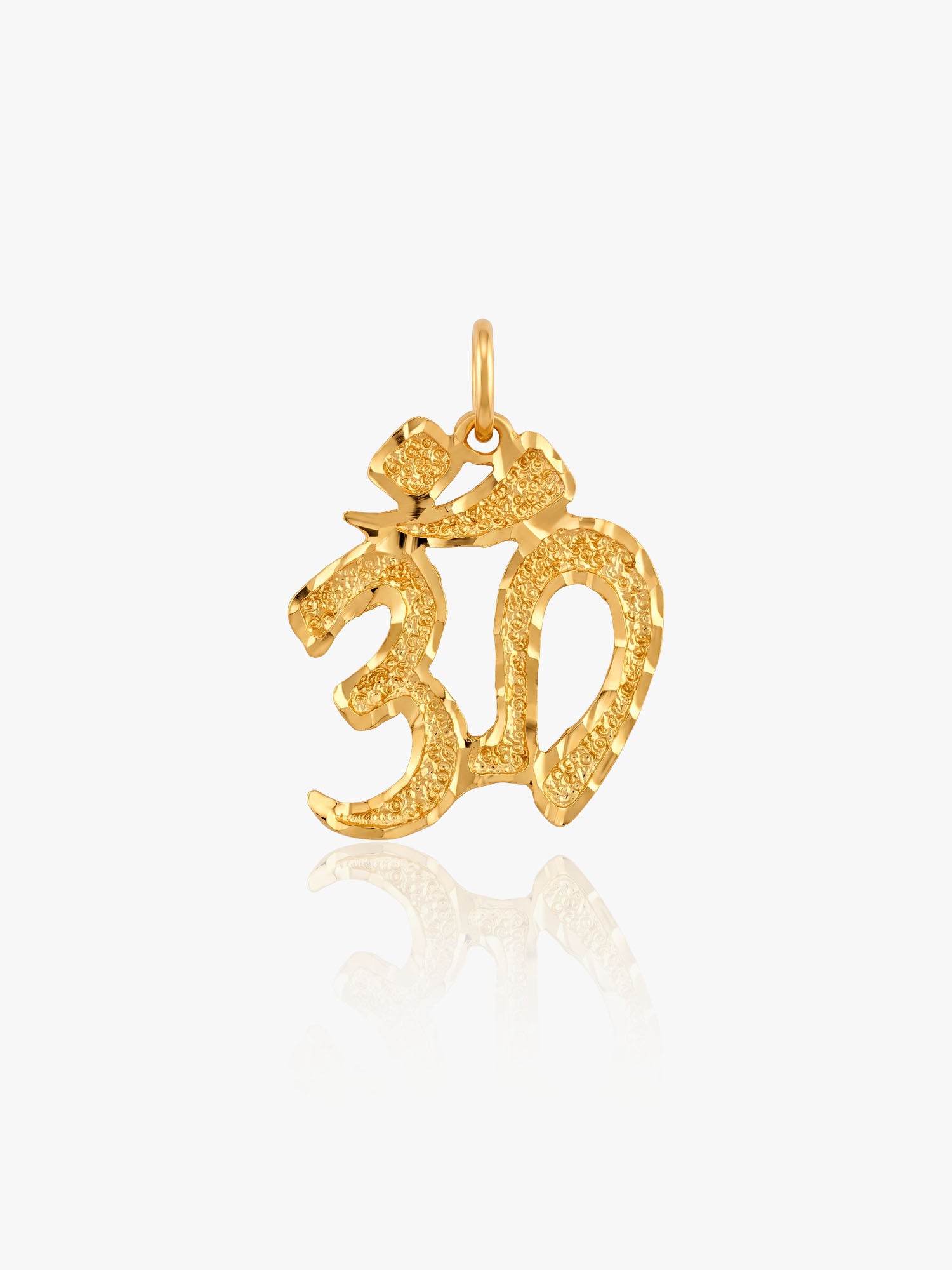 916 Gold OmOmOm Pendant