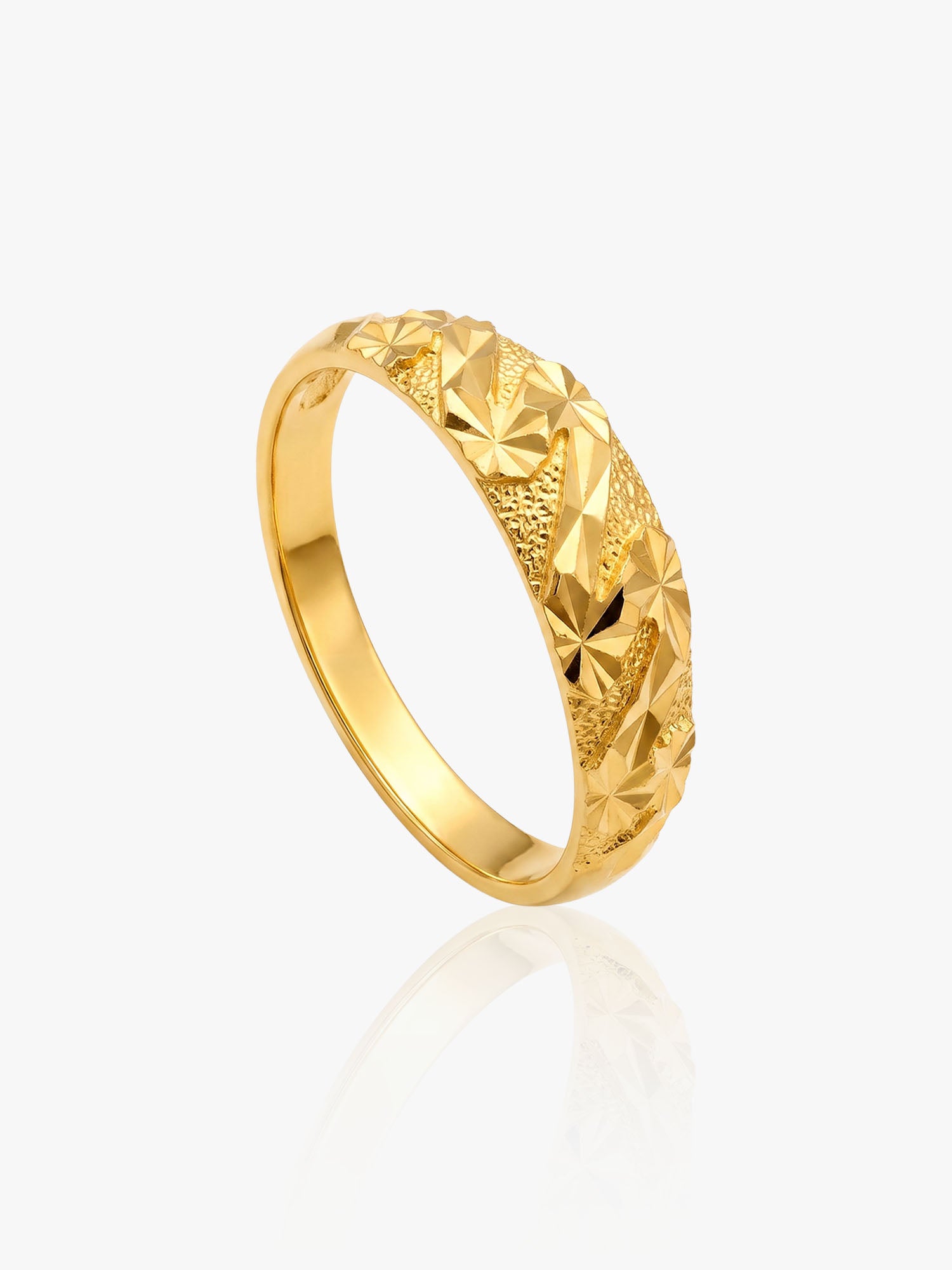 916 Gold Ring Waveshine