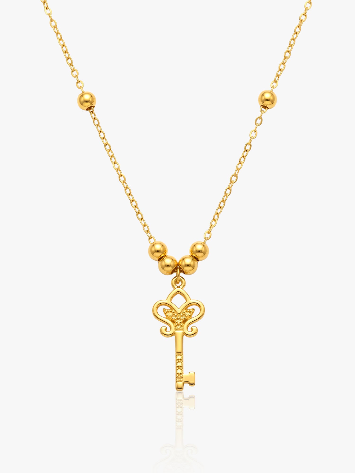 916 Gold Serenity Key Chain