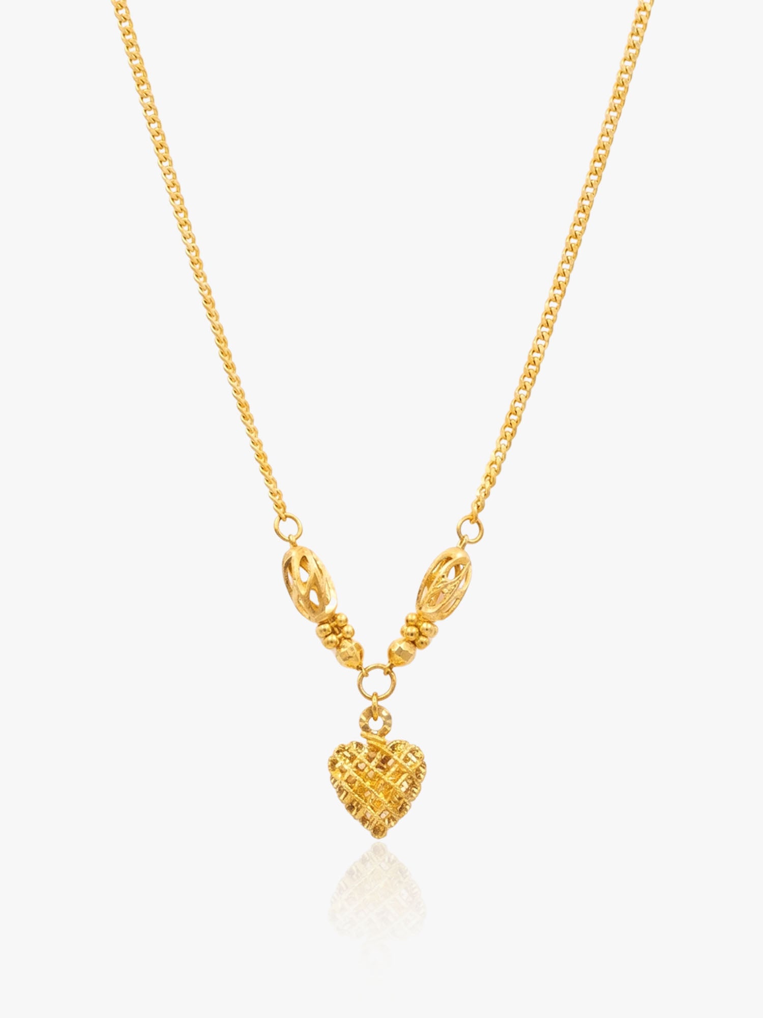 916 Gold Small Heart Chain