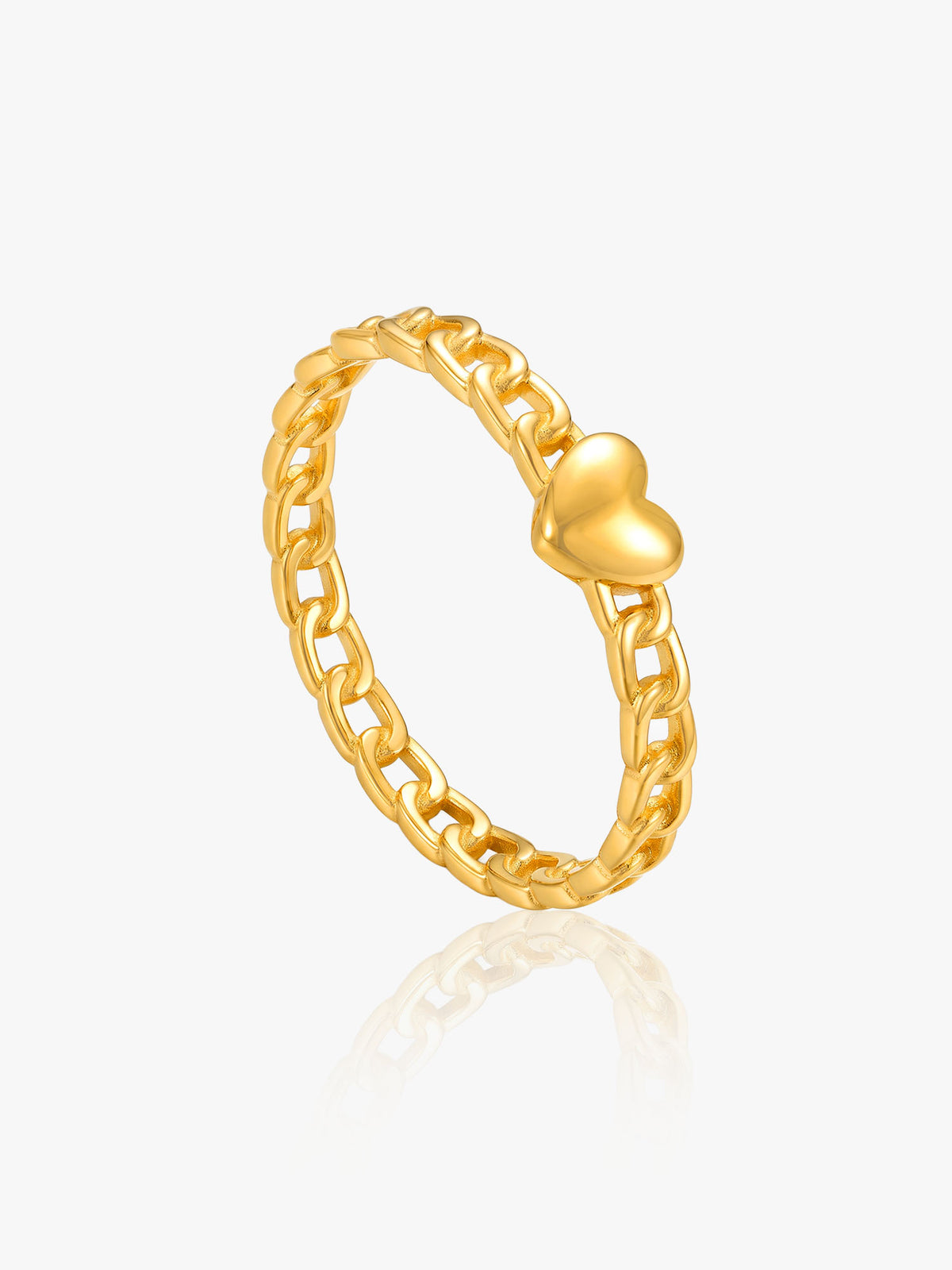 916 Gold Sonorous Heart Ring