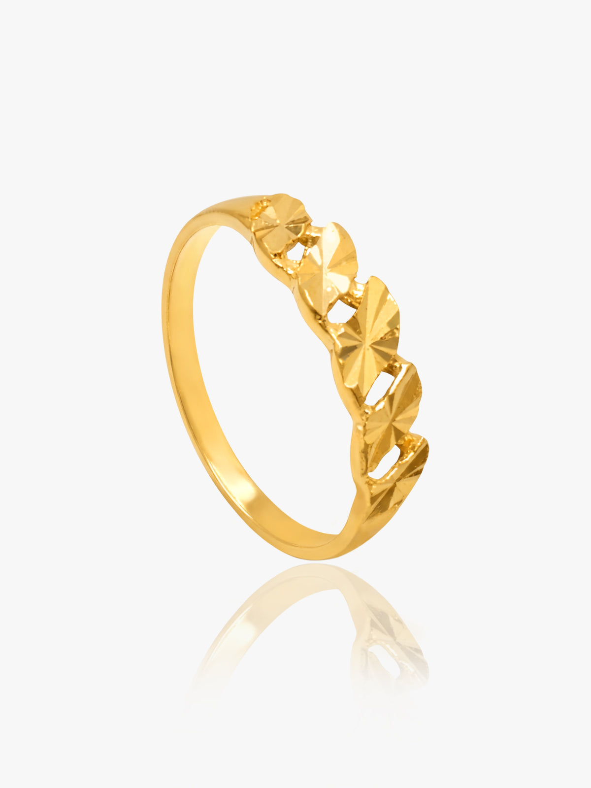 916 Gold Sparkle Ring