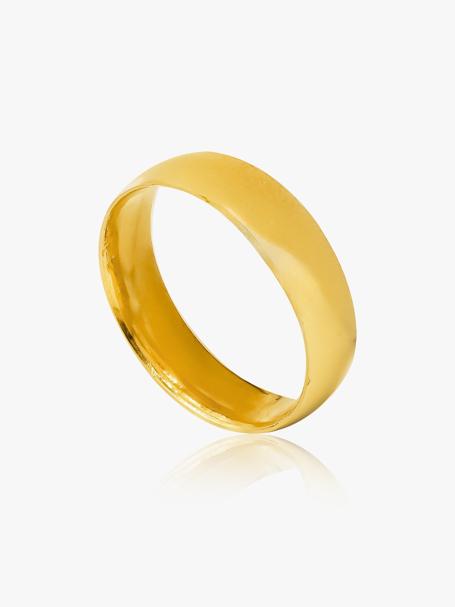 916 Gold Starlight Classic Band (6mm)