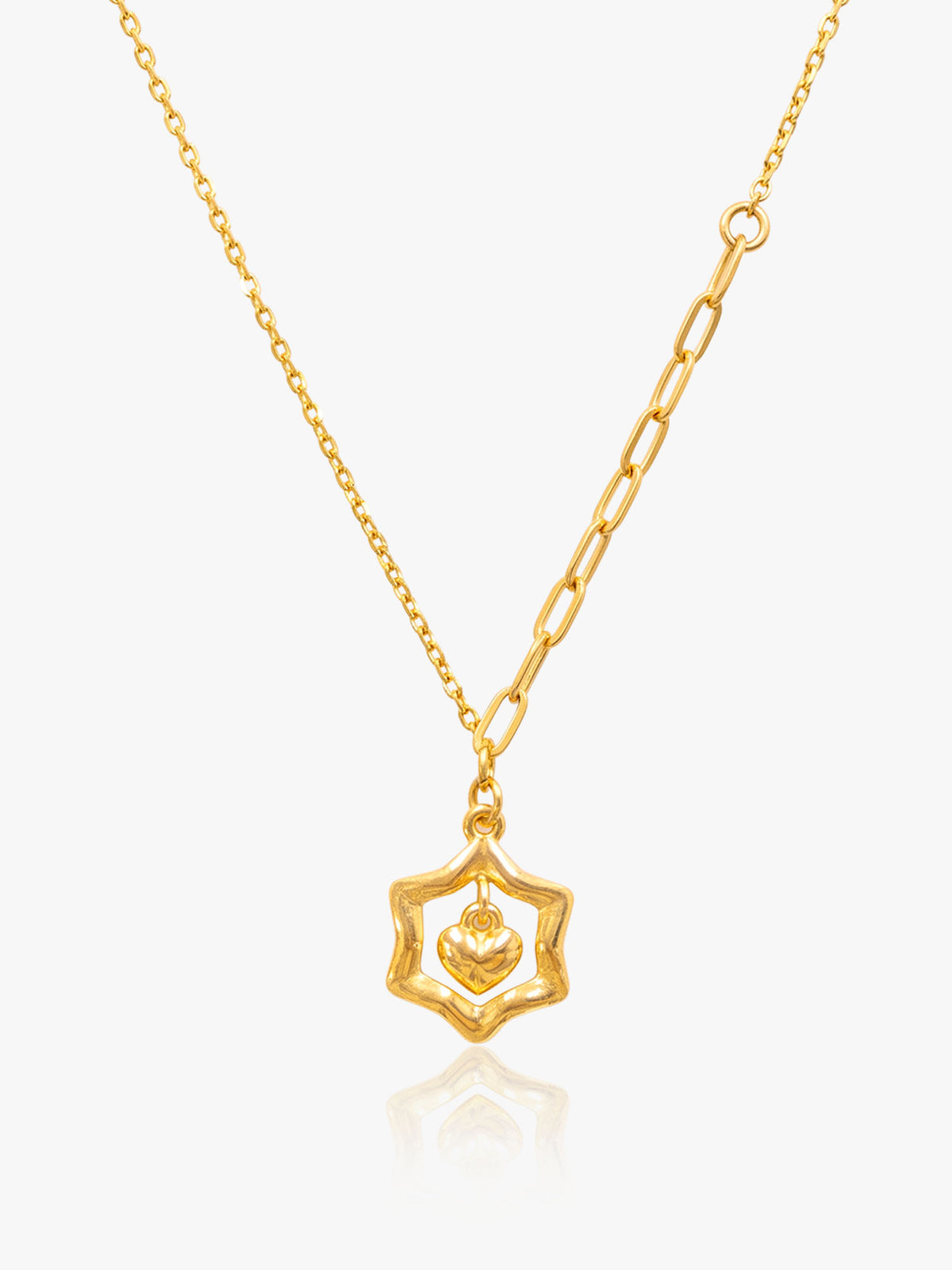 916 Gold Twinkle Star Chain Set