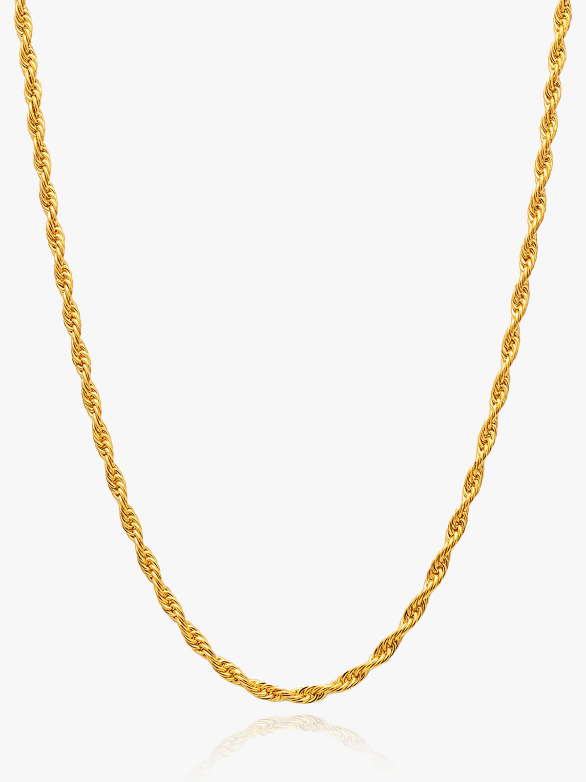 916 Gold Twisted Rope Chain (1mm series)