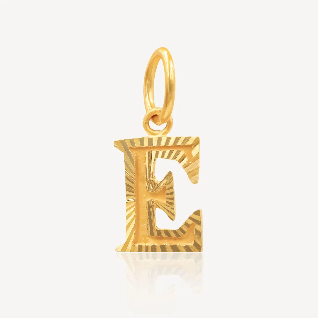 Liontin Alfabet E Emas 916