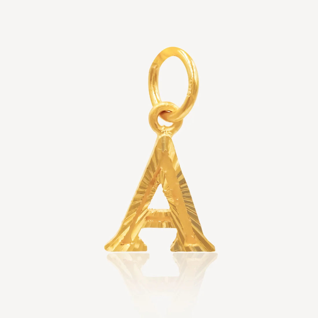 916 Gold Alphabet A Pendant