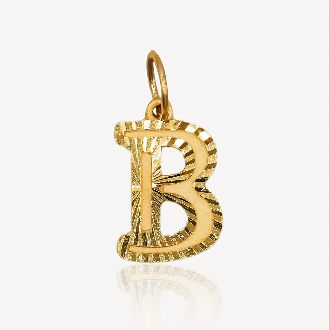 Liontin Emas 916 Huruf B